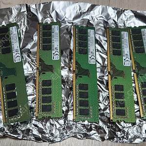 삼성ddr4 pc3200 8기가 6개팝니다