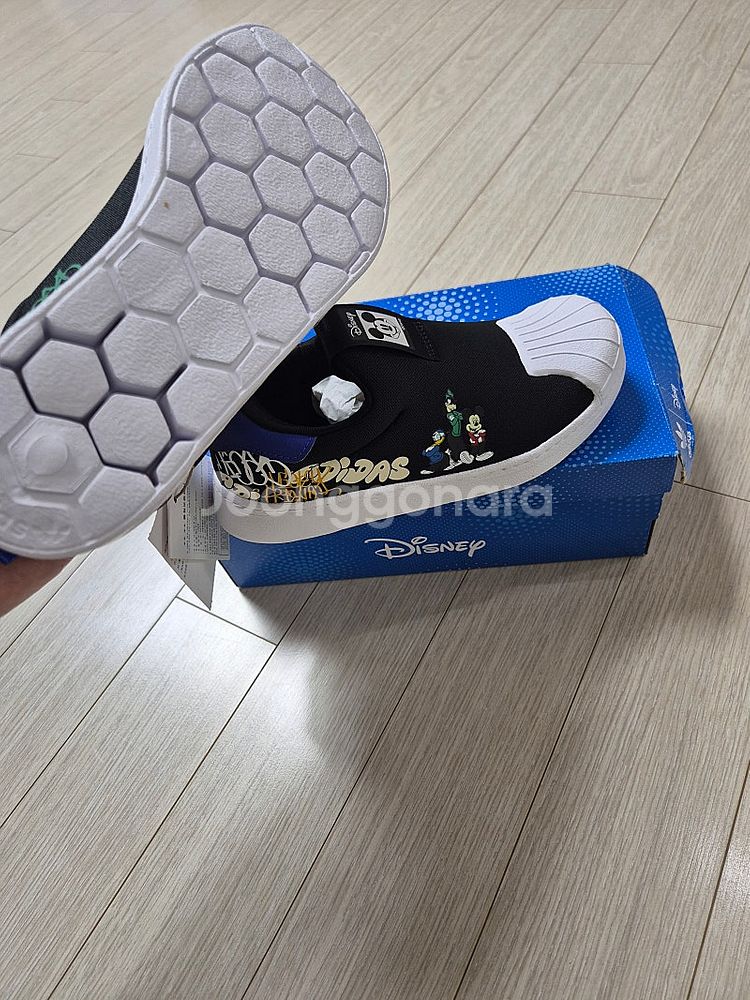 정가 99,000원 미착용 새제품 아디다스 키즈 슈퍼스타 360 끈없는 신고벗기 편한 4계절운동화 사이즈 200, ...--5