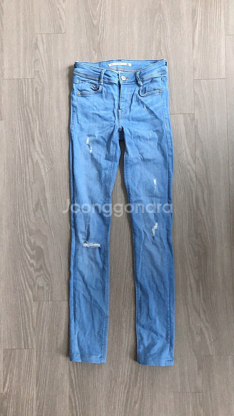 Zara 자라 스키니진 연청 32 (00) 24-25 44-날씬55--0