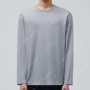무신사 스탠다드 베이식 긴팔 티셔츠 쿨 그레이 XXL