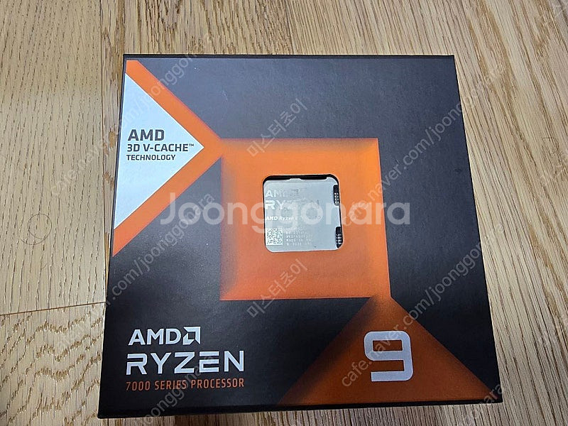 AMD 라이젠 7950X3D CPU정품 박스 풀셋--2