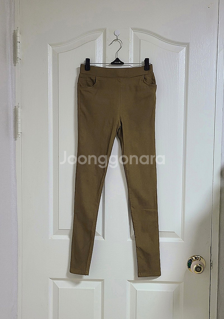 [새상품] 약기모 슬림핏 밴딩 레깅스 팬츠(S)--1