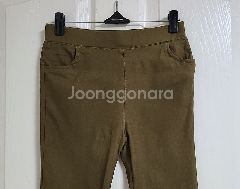 [새상품] 약기모 슬림핏 밴딩 레깅스 팬츠(S)--2