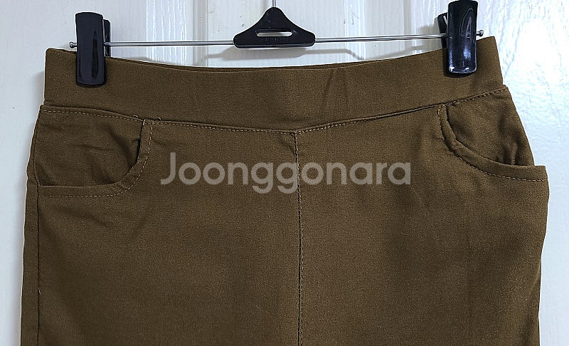 [새상품] 약기모 슬림핏 밴딩 레깅스 팬츠(S)--3