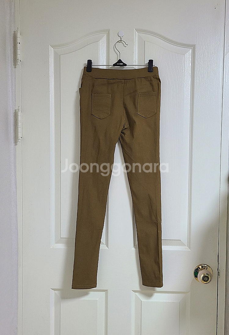 [새상품] 약기모 슬림핏 밴딩 레깅스 팬츠(S)--6