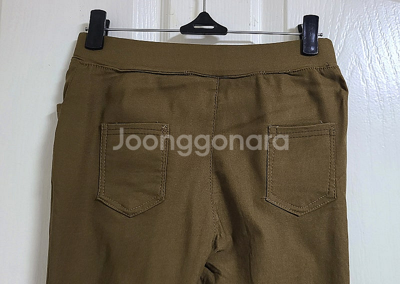 [새상품] 약기모 슬림핏 밴딩 레깅스 팬츠(S)--7