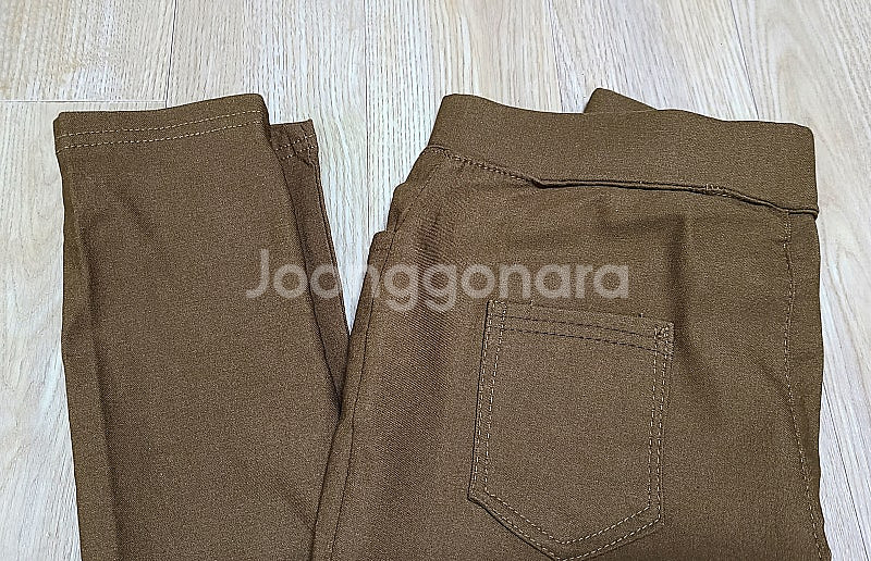 [새상품] 약기모 슬림핏 밴딩 레깅스 팬츠(S)--9