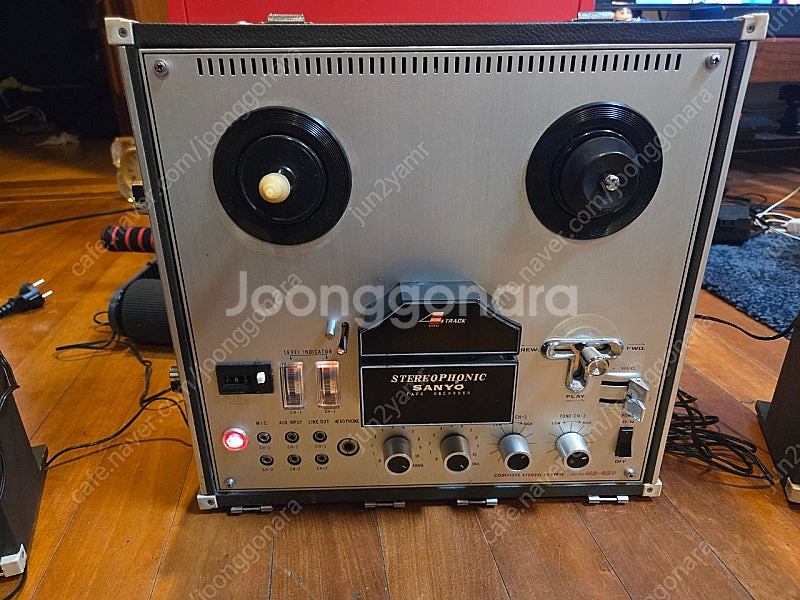 산요sanyo 포터블 릴데크 릴테이프 스피커 세트 팝니...--3