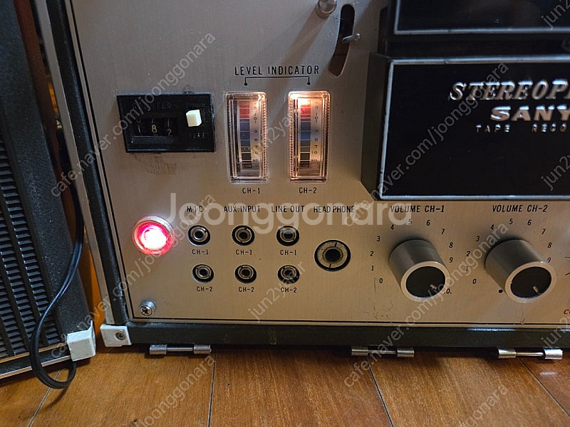 산요sanyo 포터블 릴데크 릴테이프 스피커 세트 팝니...--6