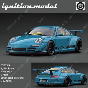 1:18 다이캐스트 (레진) 이그니션 997rwb
