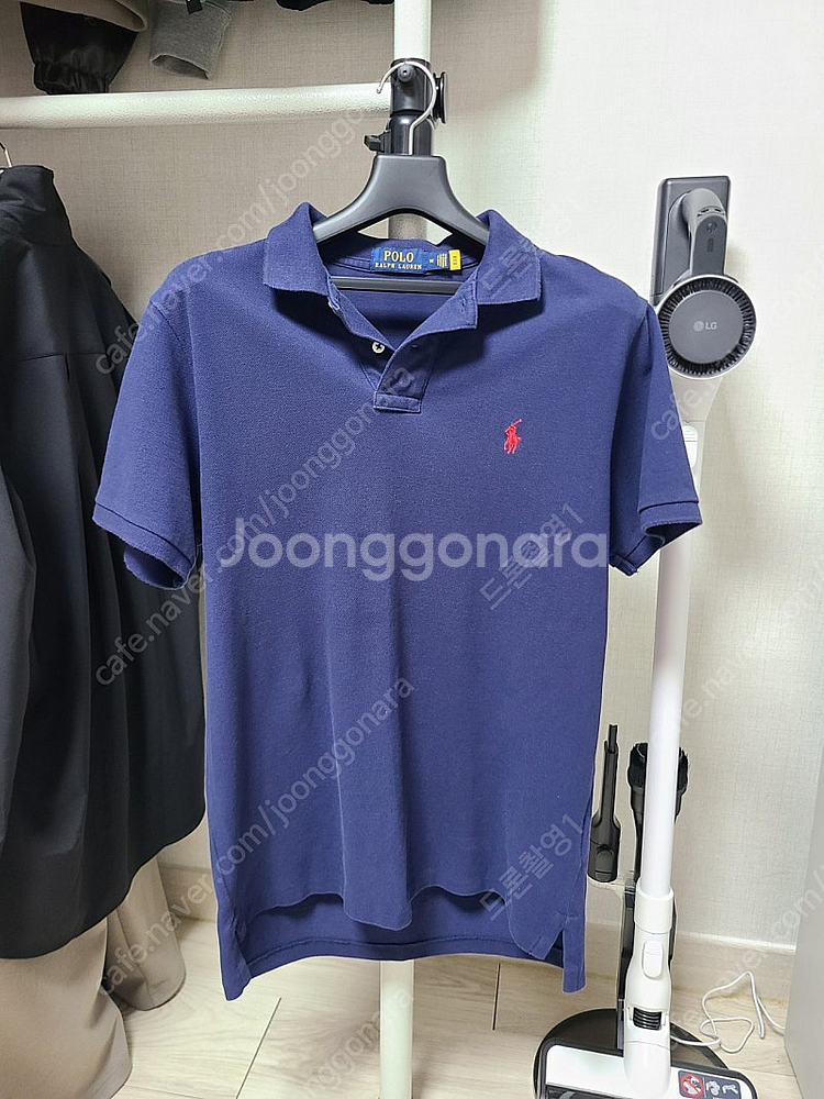 폴로랄프로렌 커스텀슬림핏 반팔카라티 100 네이비 M--0