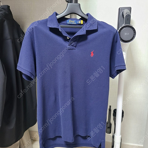 폴로랄프로렌 커스텀슬림핏 반팔카라티 100 네이비 M