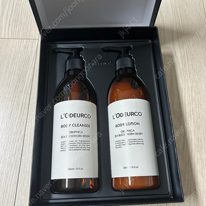 L'ODEURCO 바디 클렌저&로션 (반택포)