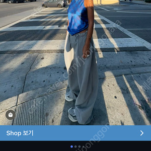 부루하하 빈티지 워싱코튼팬츠 스몰