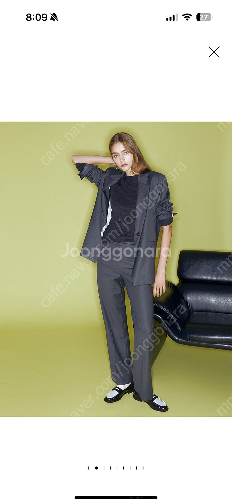 아떼 바네사브루노 24fw 셋업 새제품(블랙)--1