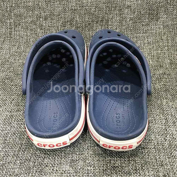 크록스 키즈 크록 밴드 클로그 네이비 샌들 슬리퍼(190)_vinst--5