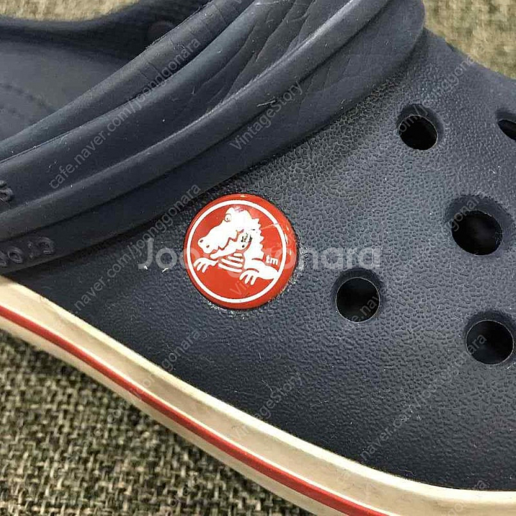 크록스 키즈 크록 밴드 클로그 네이비 샌들 슬리퍼(190)_vinst--6