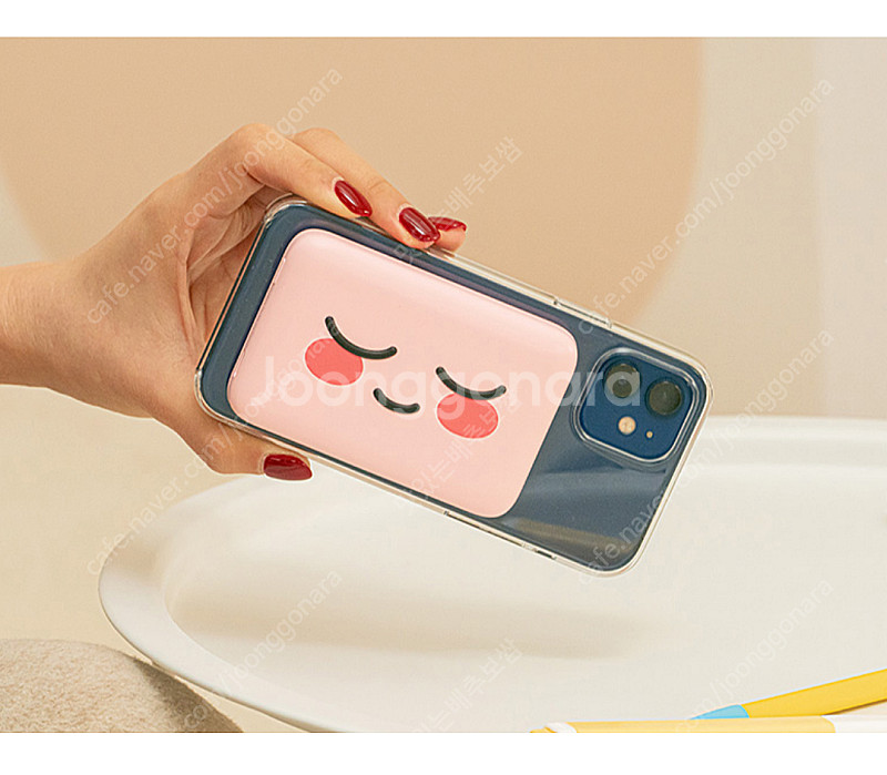 (새상품) 어피치 어부바 충전 보조배터리 5000mAh--0