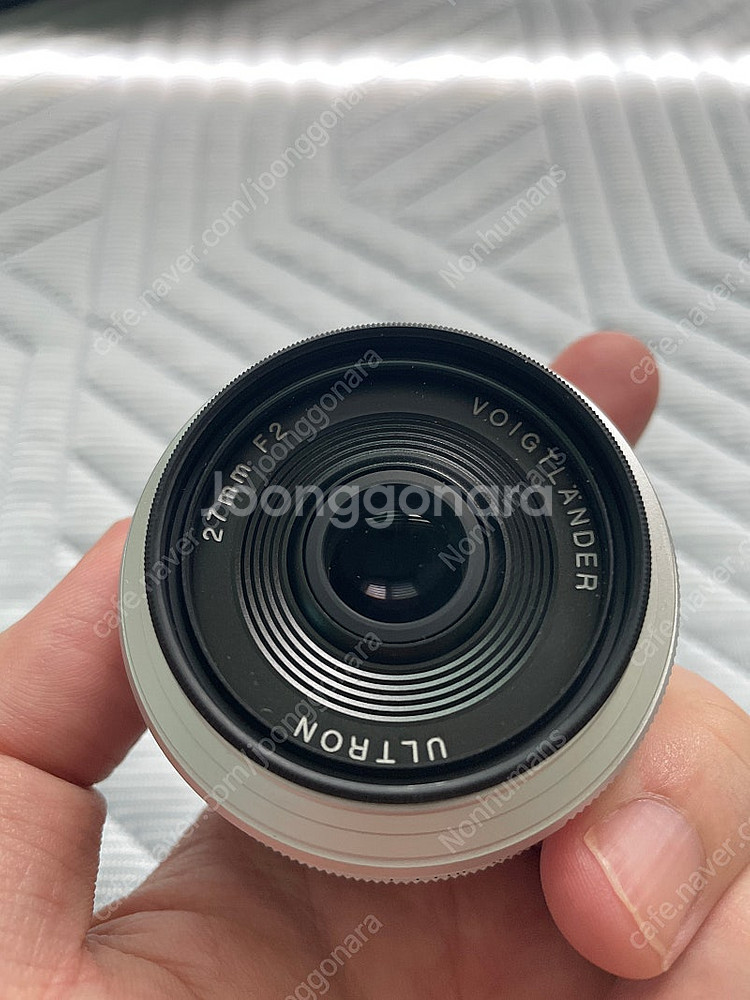 보이그랜더 27mm f2 실버 후지 x마운트 팝니다.--3