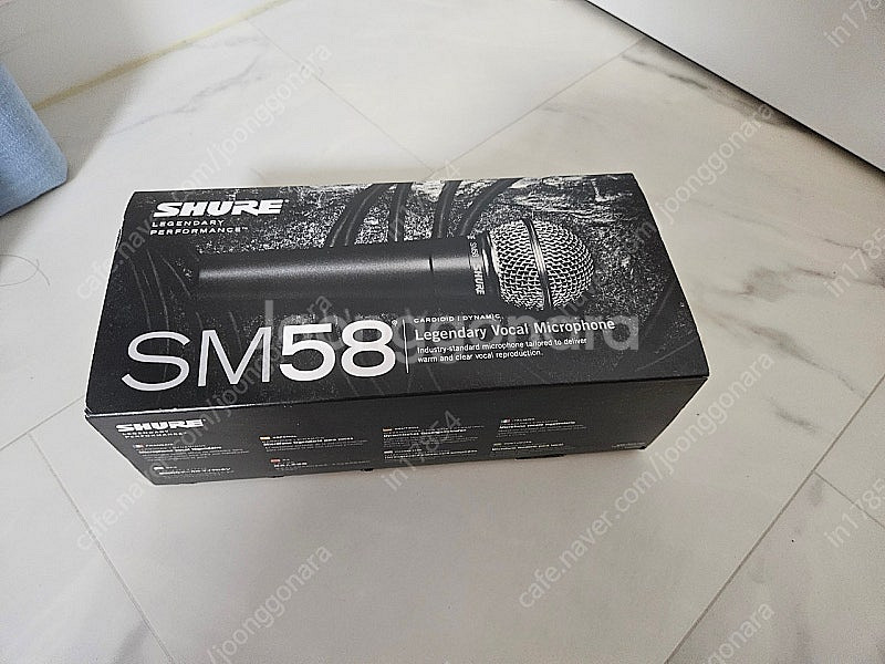 슈어 shure sm58 (스위치 있음, 정품)--0