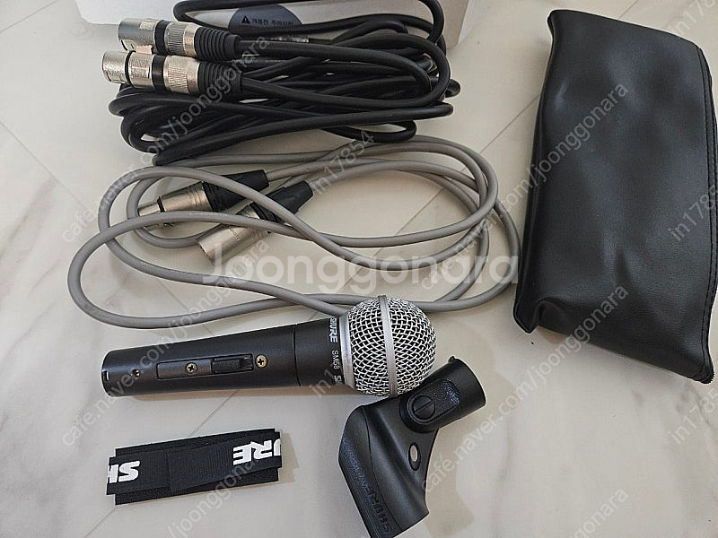 슈어 shure sm58 (스위치 있음, 정품)--2