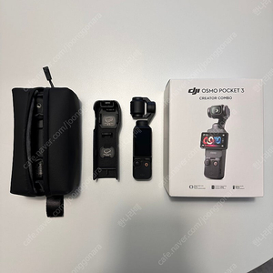 DJI 오즈모 포켓3 크리에이터 콤보 박스풀 민트급 팝니다