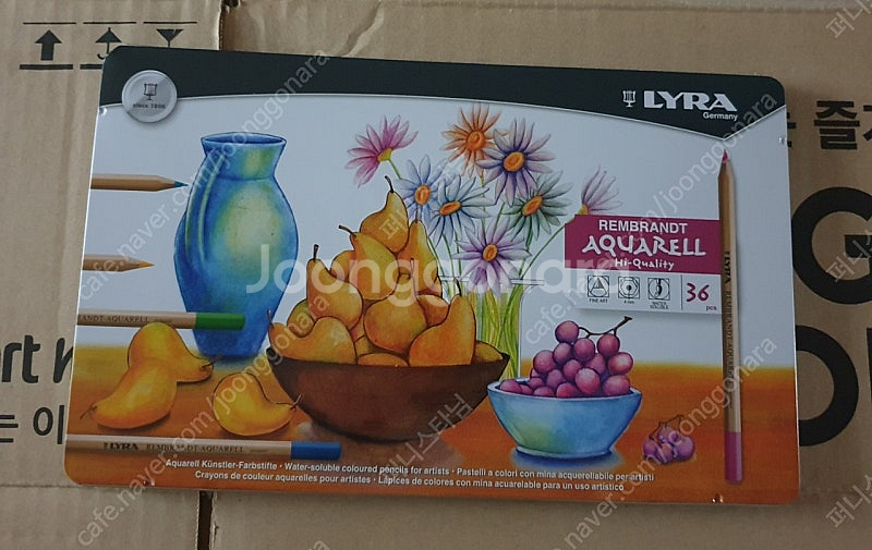 램브란트 색연필 36색 리라 색연필--0