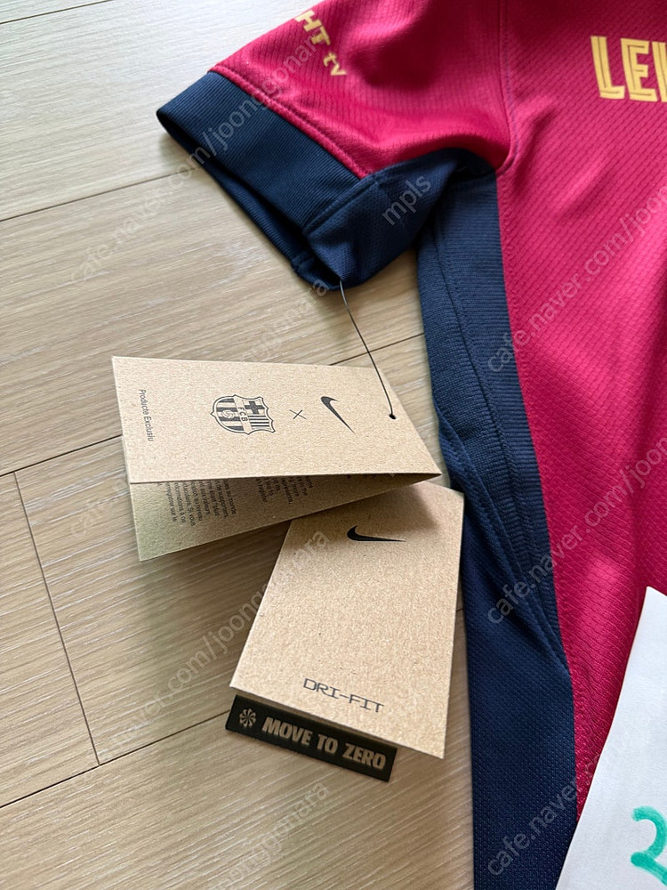 나이키 FCB 정품 레반도프스키 유니폼 S 128-137--6