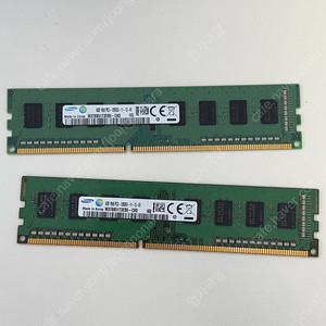 ddr3 12800u 단면램 팝니다 4g*2
