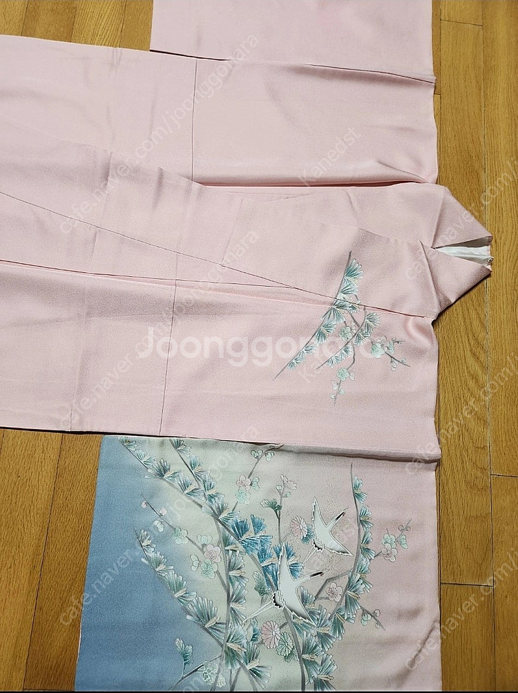 실크 호몬기 기모노 성인식 졸업사진 일본 전통의상--8