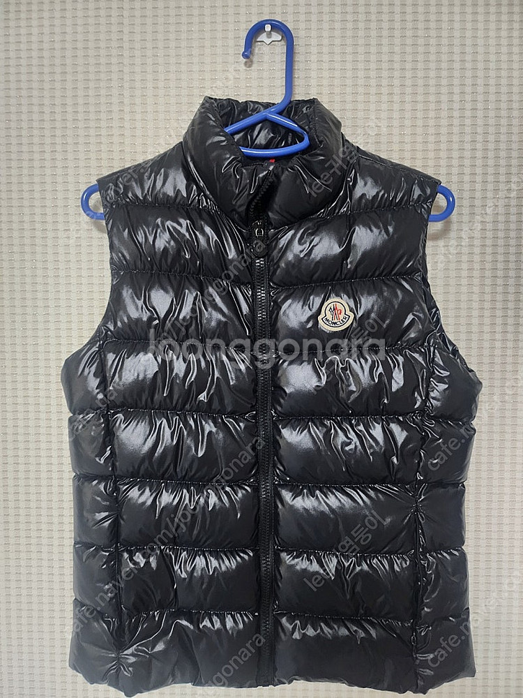 (정품)몽클레어 유광조끼 키즈14Y (성인44.55)--0