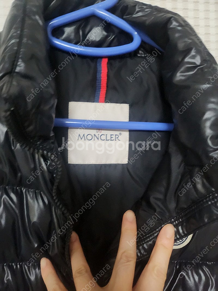 (정품)몽클레어 유광조끼 키즈14Y (성인44.55)--1