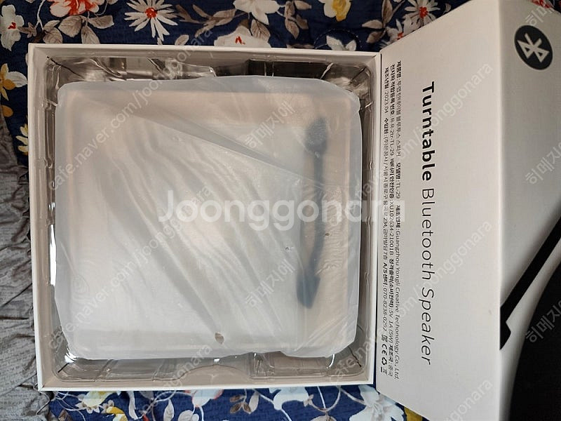 투랩 턴테이블 블루투스 스피커 TL-29 핑크 미사용 새제품 택포--0