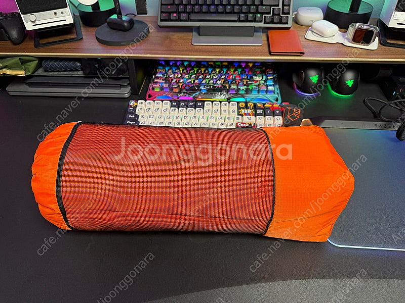 미사용 아울 헥사 타프 오렌지 색상 판매합니다.--0