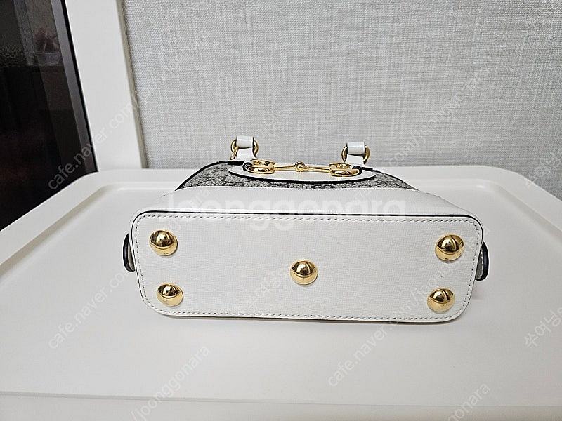 신품급) 구찌 홀스빗 1955 탑핸들 미니백 정품--6