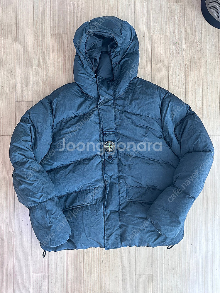 (XL)스톤아일랜드 리버시블 나일론메탈 패딩(리드그레이...--1
