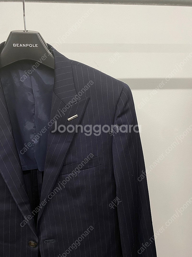 (100,32) 남성용 지이크 SEIG 스트라이프 정장...--2