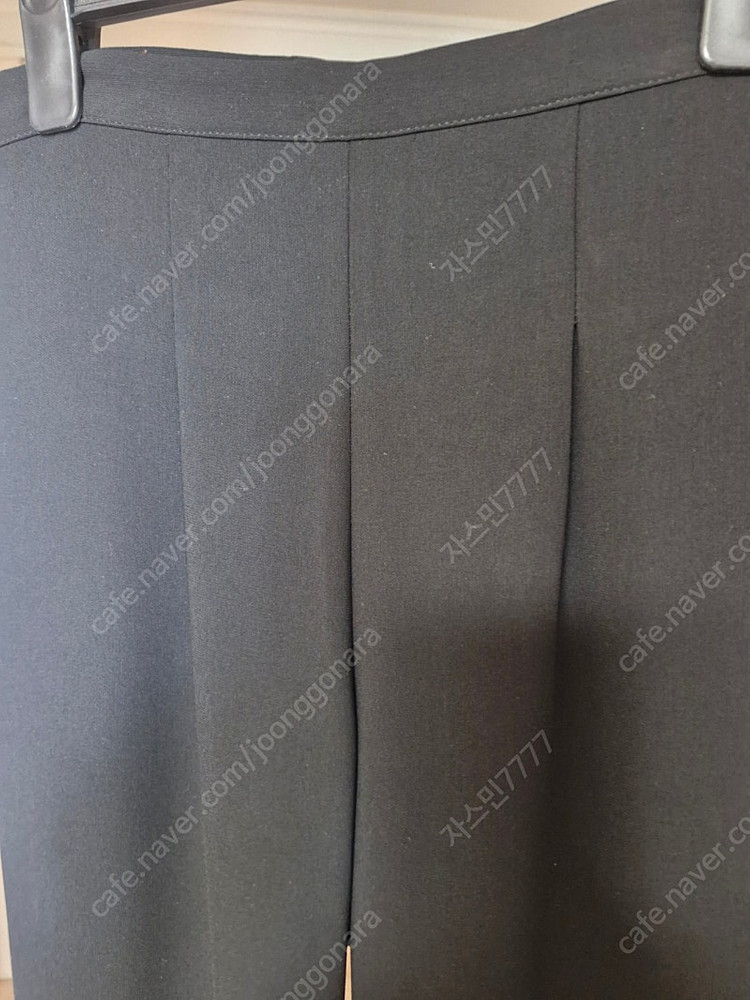 하이웨이스트 블랙 와이드 팬츠 S 이미지