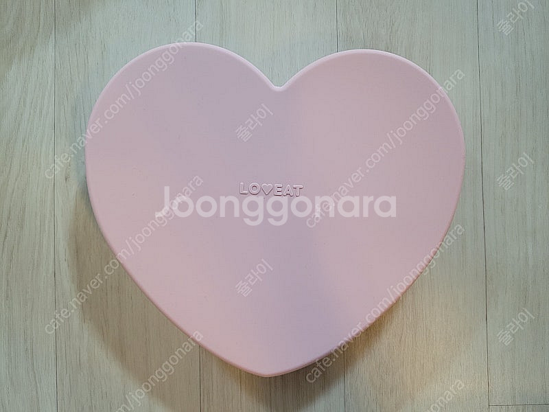 미사용 러빗 하트 흡착 식판, 커트러리 세트--0