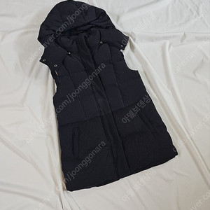 [34] 라코스테 덕다운 오리털 후드 패딩 조끼 베스트