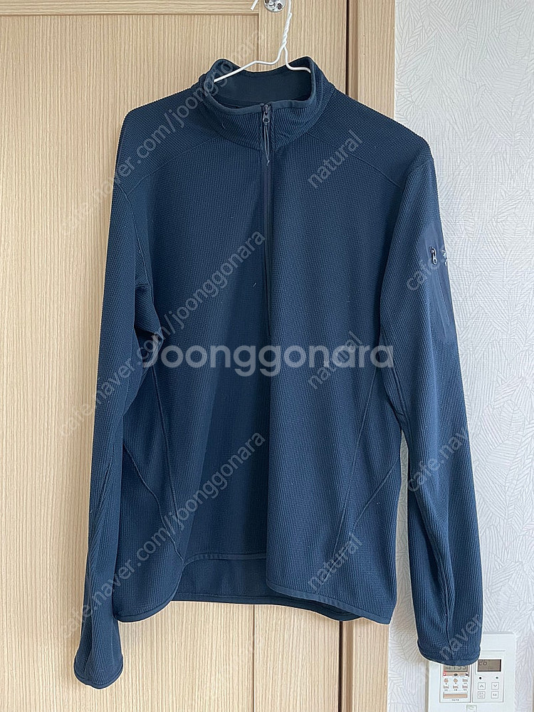 아크테릭스 델타 LT 집업 넥 M Kingfisher--0