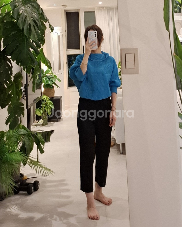 이세이미야케 미 돌먼 스트레치 가디건 플리츠플리즈--6