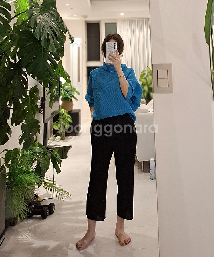 이세이미야케 미 돌먼 스트레치 가디건 플리츠플리즈--8