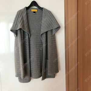센존 캐시미어 100 숄 니트 빅카라 가디건 출근룩 올드머니룩 하객룩
