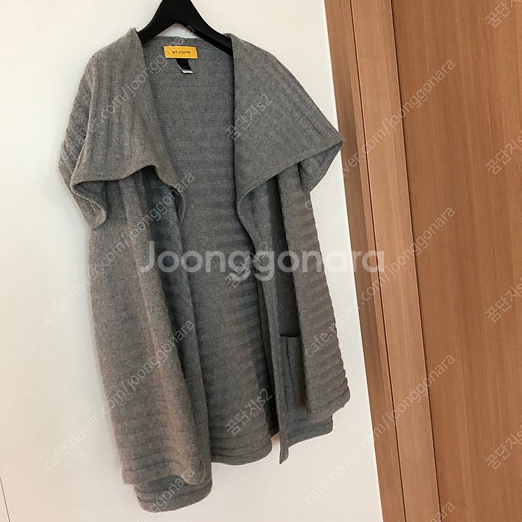 센존 캐시미어 100 숄 니트 빅카라 가디건 출근룩 올드머니룩 하객룩--1