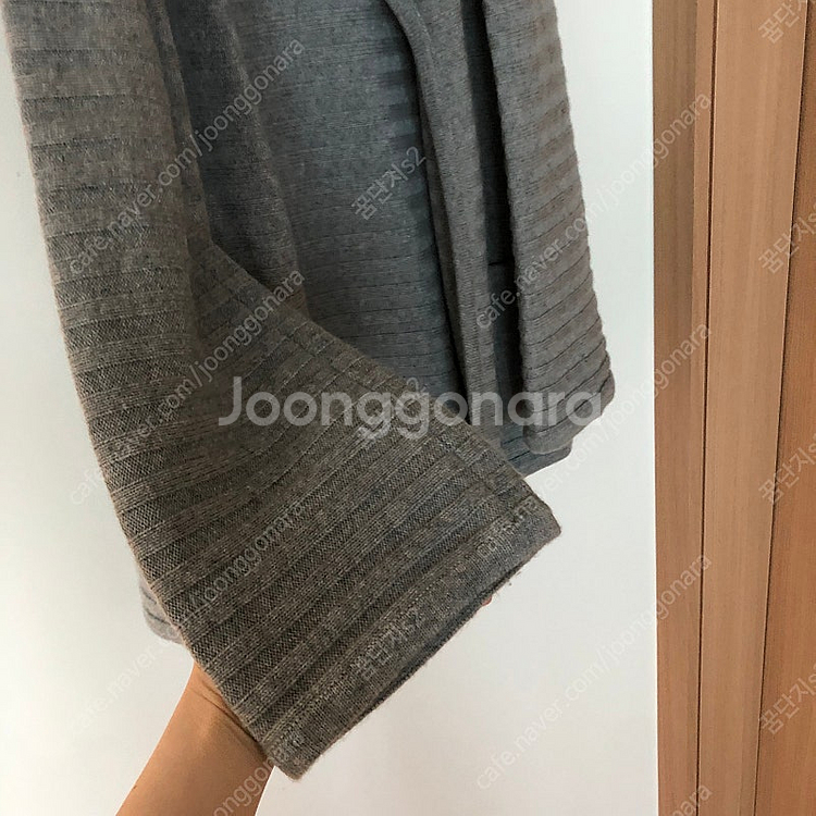 센존 캐시미어 100 숄 니트 빅카라 가디건 출근룩 올드머니룩 하객룩--7