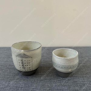 일본 작가 타츠아츠코 분청 찻잔 *2개 세트 (부부웍스 핸들위드케어 목련상점 다관 개완 토림도예 모멘토 다구 차도구 다도구 장훈성공방 단장요 오온도방 소랑요 은작기림)
