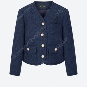 한섬 Mine 마인 울 멜란지 브이넥 자켓