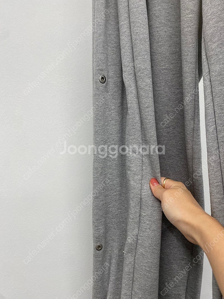 (M) 남성용 소버먼트 스냅 스트링 스웨트 팬츠 스웻 ...--3