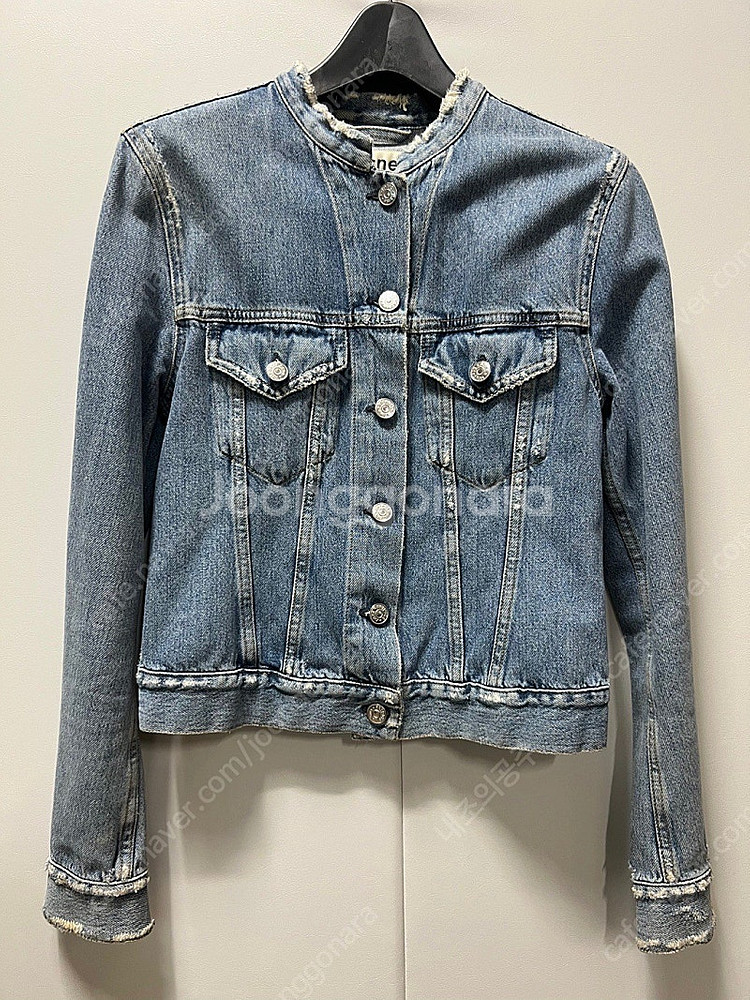 아크네 스튜디오 논카라 청자켓 36사이즈--0